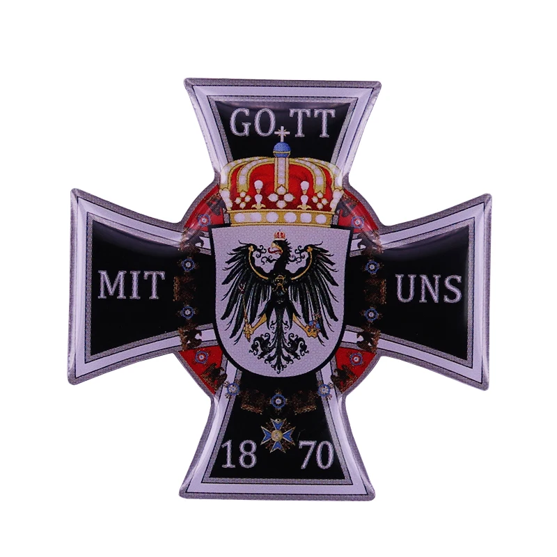 Gott Mit Uns Germany Prussia Medal Order Cross Badge 1870 German Eagle Empire Badge
