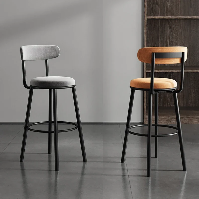Nordic High Camping Bar Chair Ristorante Counter Gaming Lounge Kitchen Bar Chair Outdoor Sgabelli Per Cucina Bar Furniture