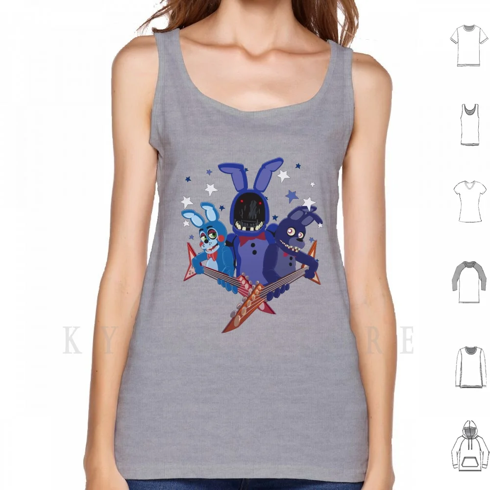 We Love Bonnie Canotte Gilet Senza Maniche Cinque Notti A Cinque Notti A 2 Fnaf Fnaf 2 Bonnie Toy Bonnie
