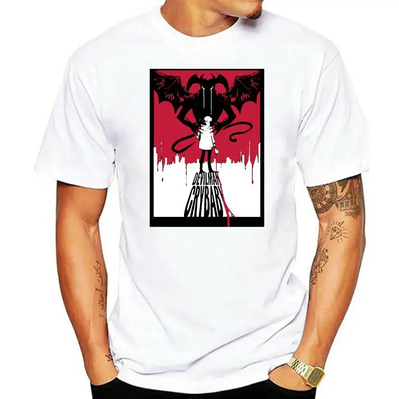 Devilman Crybaby Unisex Uomo Tees Magliette Akira Ryo Anime Manga Giappone Giapponese Moda Casual Manica Corta Top Classic Cool