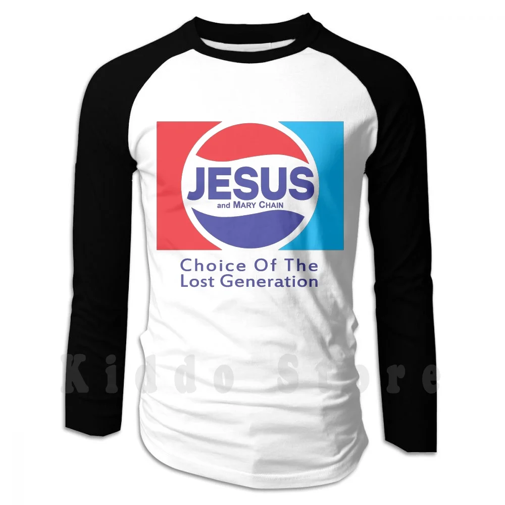 Jesus And Mary Chain-The Choice Of The Lost Generation Hoodies Manica Lunga 80S Cola Jesus Mary Chain Jamc Jesus