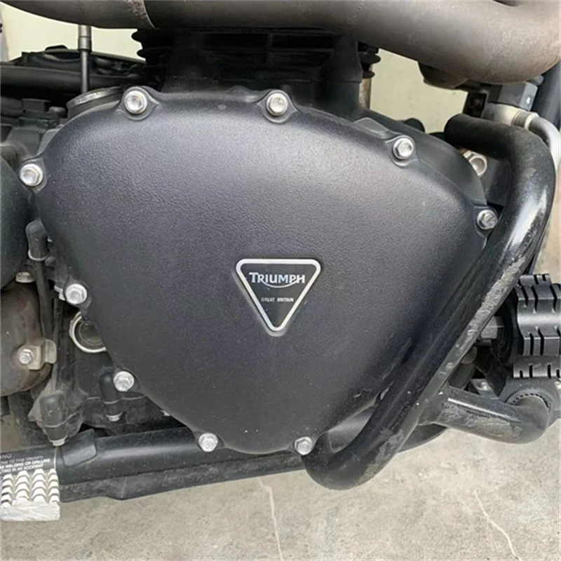 Custodia Adesiva Con Toppa A Vite Per Decalcomania Moto 3D Per Triumph Triumph Scrambler 900 Adesivo Nero