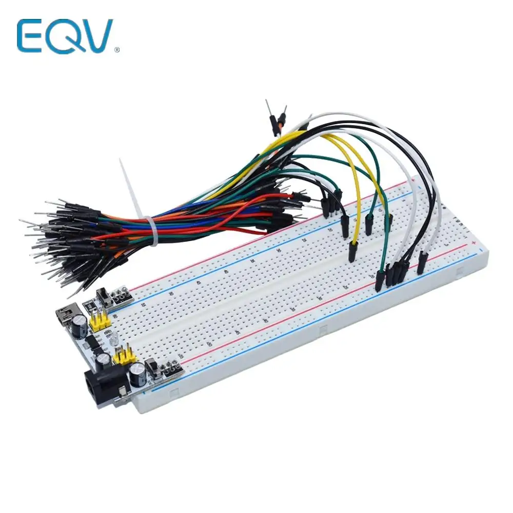 Nuovo Mb-102 Mb102 Breadboard 400 830 Punti Solderless Pcb Breadboard Test Sviluppare Fai Da Te Per Arduino Laboratorio Syb-830