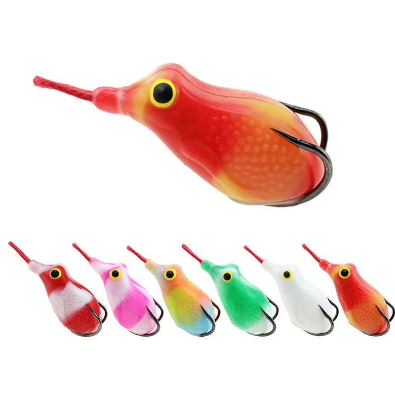 5Cm/10G Tiny Mini Frog Lure Floating Fishing Lure Per Snakehead Carp Bait Fishing Tackle Bass Lure