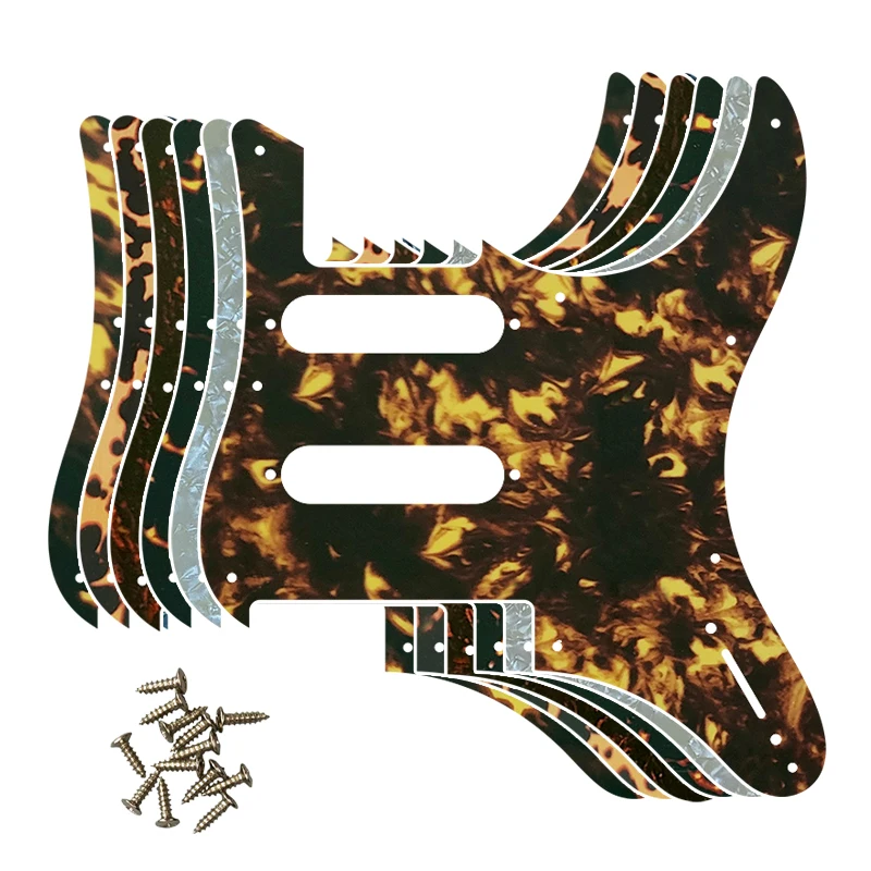 Pleroo Custom Guitar Parts-Per Mij Japan Yamaha Pacifico 112V Chitarra Elettrica Battipenna Scratch Plate Modello Fiamma