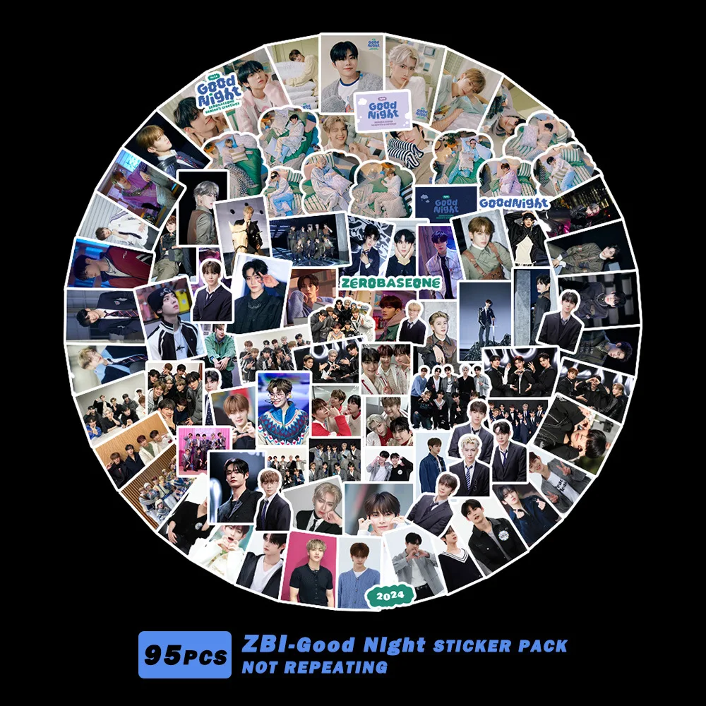 55 Pz/Set Kpop Zb1 1St Album Youth In The Shade Zerobaseone New Album Sticker Double Side Print Photo Sticker