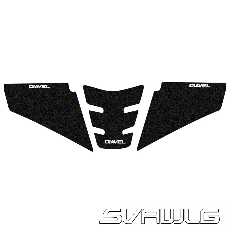 For Ducati Diavel 2012 2013 2014-2016 Motorcycle Rubber Oil Tank Stickers Autobike Anti-Slip Side Tank Gas Fuel Tank Pad Sticker
