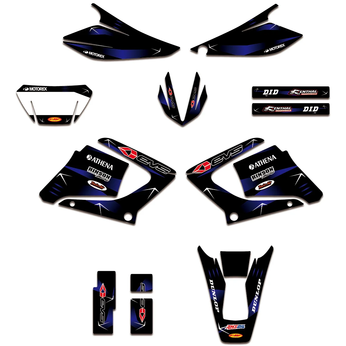 Kit Deco Adesivo Decalcomania Grafica 9 Stili Per Yamaha Dtx 125 Dtx125 Dt Dtre-X Dt125Re