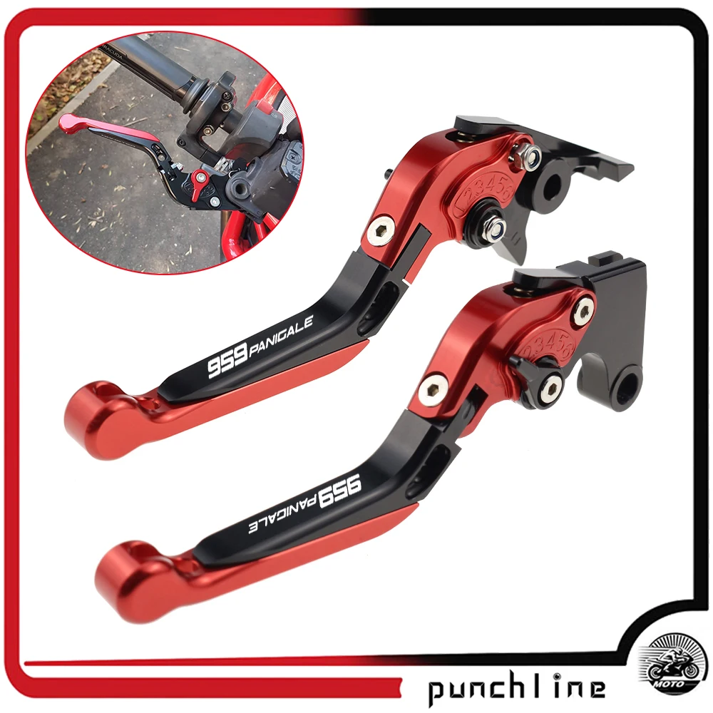 Fit 959 Leve Frizione Panigale 2016-2021 Per Maniglie Freno Estensibili Pieghevoli Panigale 959