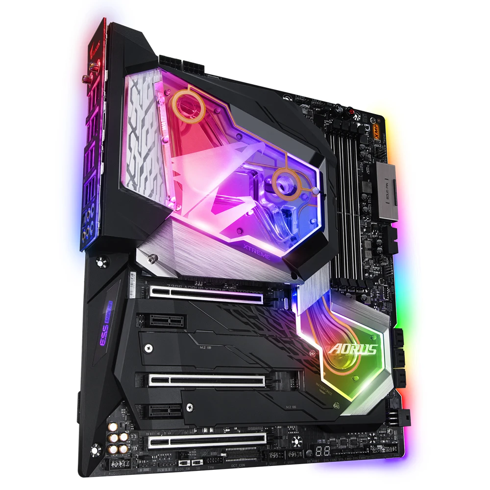 Z390 Aorus Xtreme Waterforce Per Scheda Madre Gigabyte Lga1151 Ddr4 128Gb E-Atx