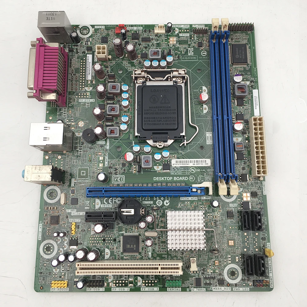 Scheda Madre Desktop Lga 1155 H61 Dh61Ww