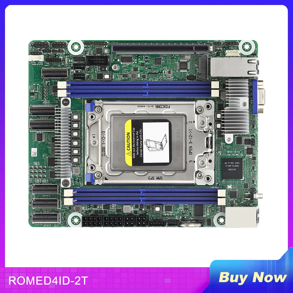 Per Supporto Scheda Madre Server Asrock Sp3 7002 7003 Serie Ddr4 Romed4Id-2T