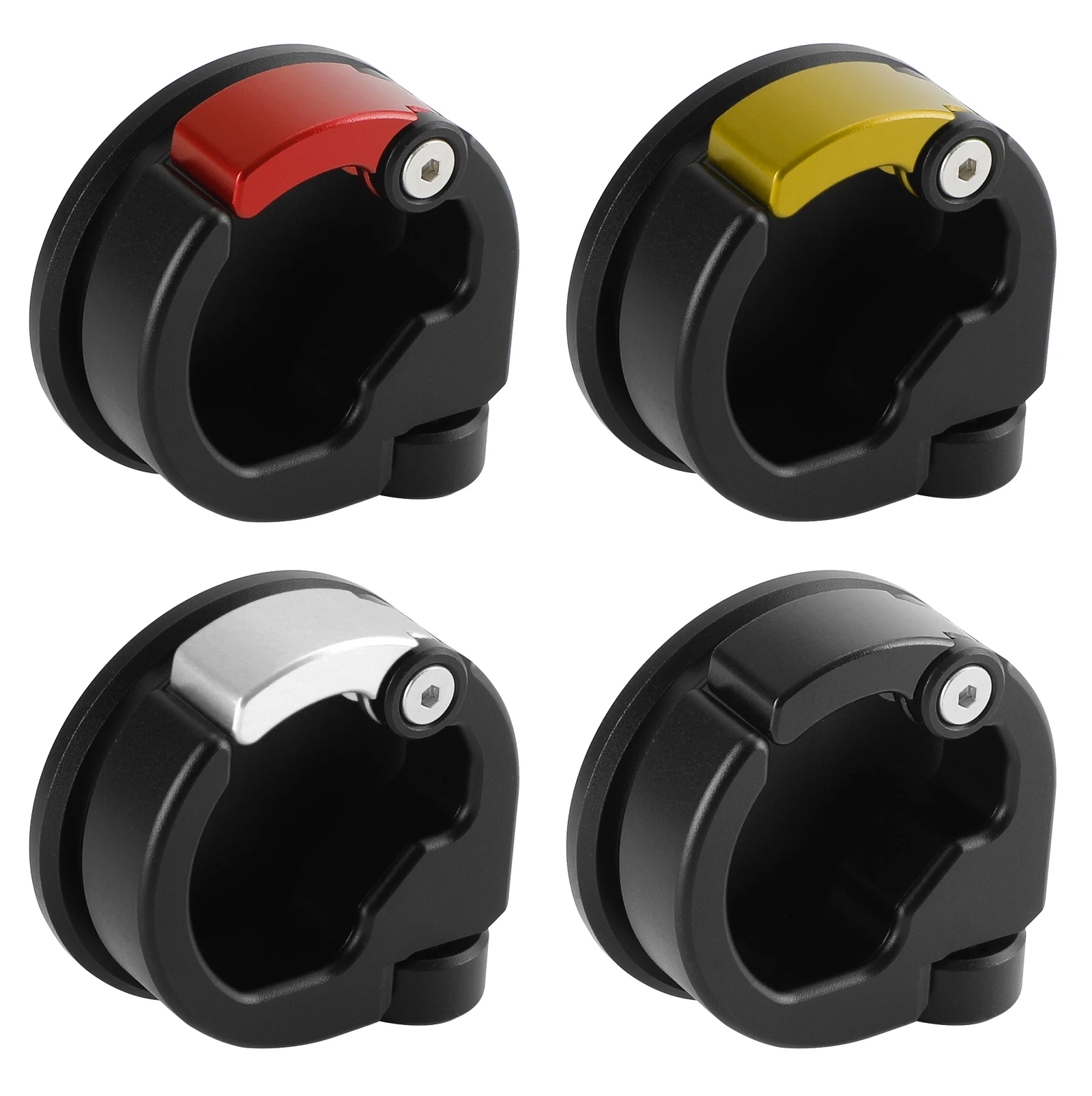 Topteng Cnc Carry Helmet Hook Bottle Cargo Hanger Fit For Piaggio Vespa Gts 300 Gtv Accessori Moto Argento
