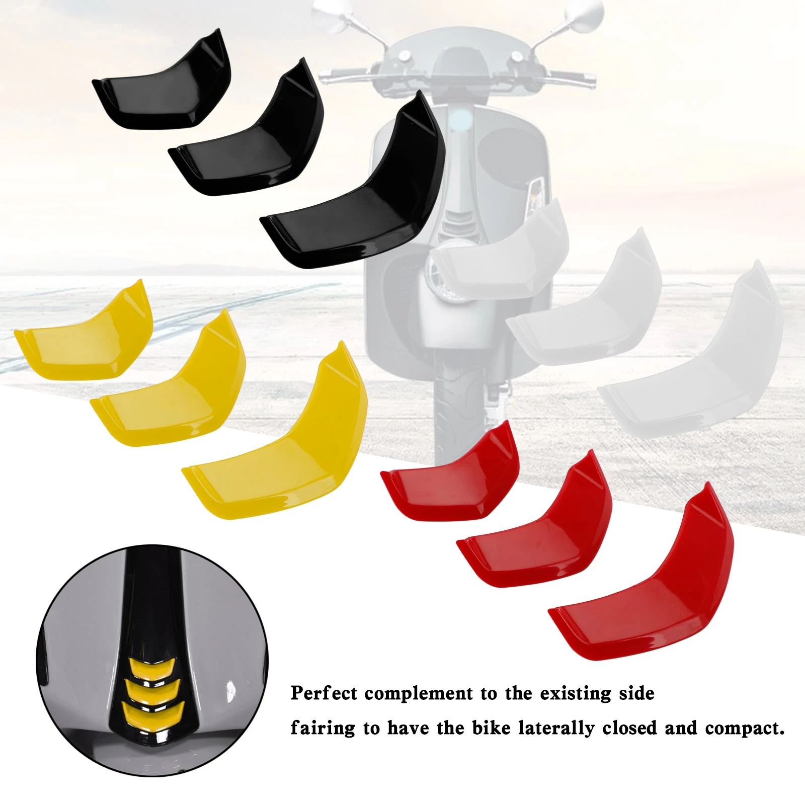 Topteng Copertura Del Corno Anteriore Decorazione Trim Per Vespa Sprint 300 Gts 300 Hpe Gtv Accessori Moto