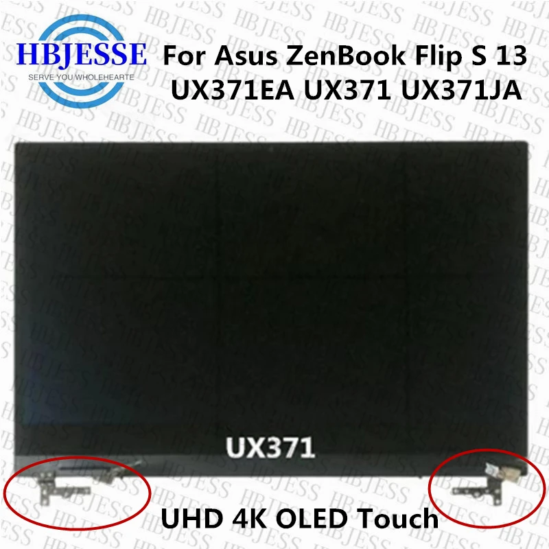 Nuovo Pannello Oled Originale Per Asus Zenbook Flip S 13 Ux371Ea Ux371E Ux371 Ux371Ja Schermo Touch Lcd Display Assembly Con Coperchio