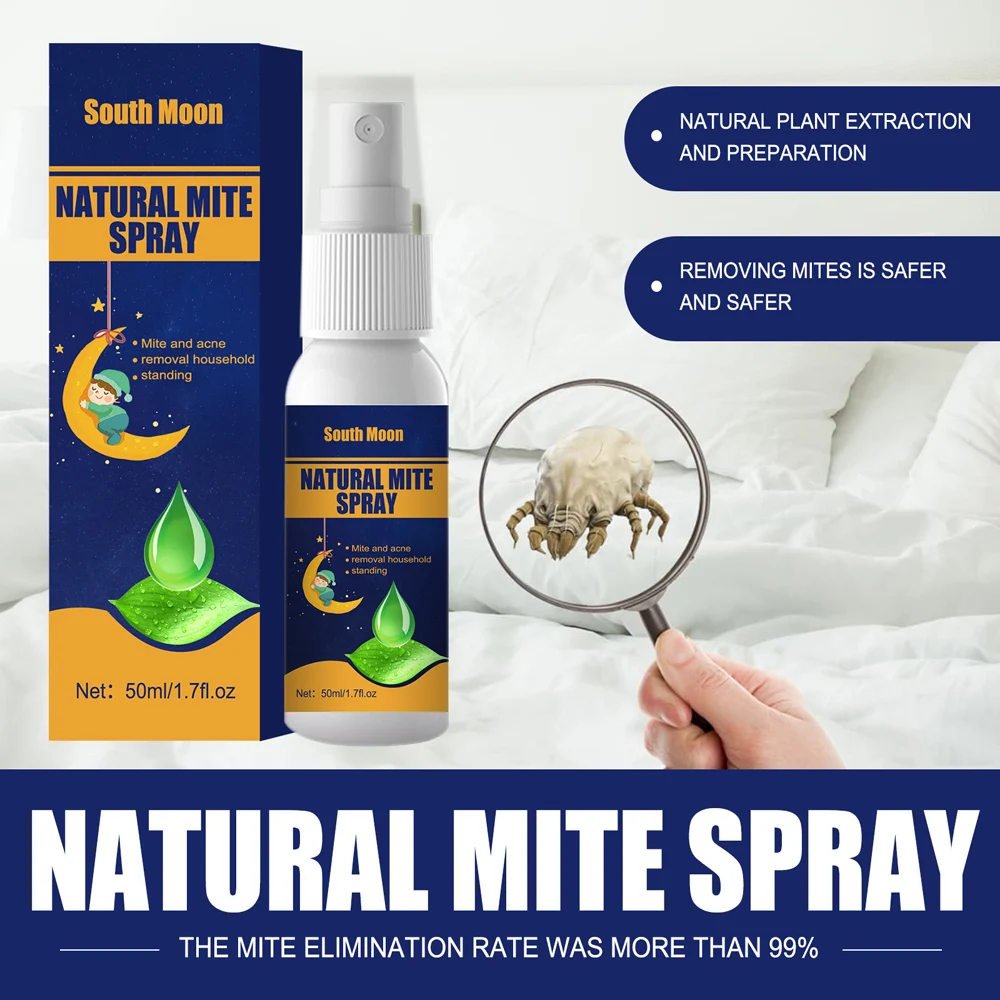 Bed Bug & Acaro Killer Spray Elimina Delicatamente Gli Acari Della Polvere Vestiti Sicuri Per L'Uomo Acaro Bed Bug & Acaro Killer Spray 50Ml Vendita C