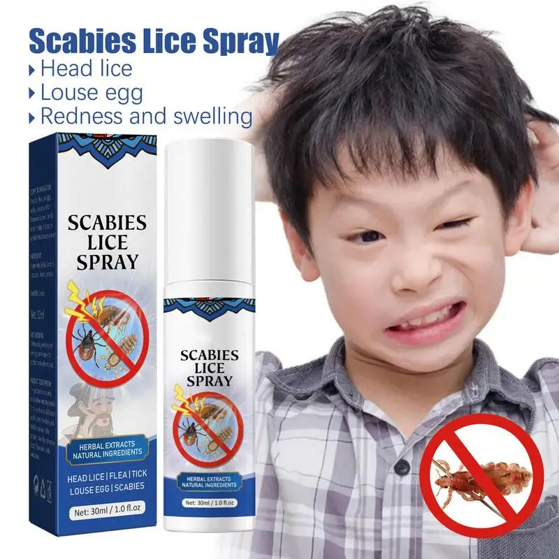 Spray Per Pidocchi Per Capelli 30Ml Spray Per Pidocchi Per La Prevenzione Dei Pidocchi Dei Capelli Dei Bambini Spray Alla Menta Ingredienti Naturali U