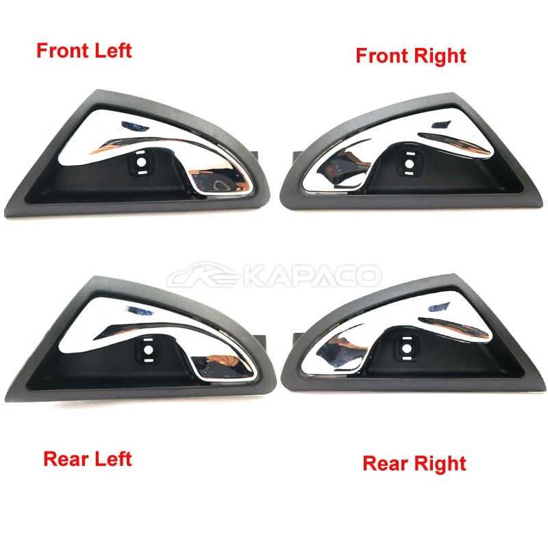 4 Maniglie Interne Cromate Laterali Per Porte Interne Manopola Per Porte Interne Car Styling Per Jac J3 Torino 2009 ~ 2015