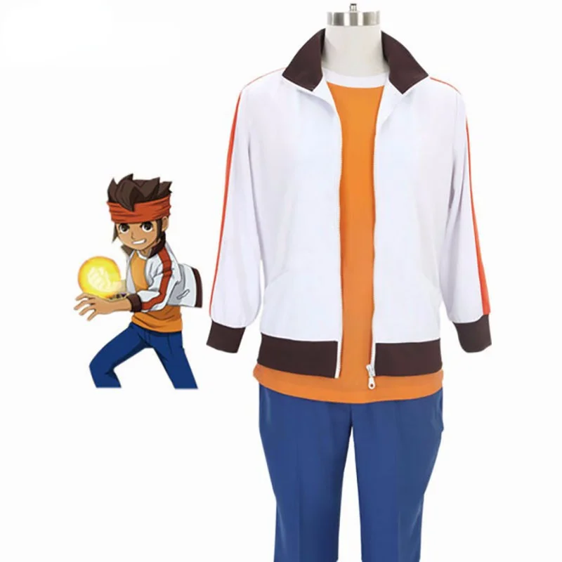 Spedizione Gratuita Costume Inazuma Eleven Endou Mamoru Anime Cosplay Costume Per Uomo Costume E Costume Adulto