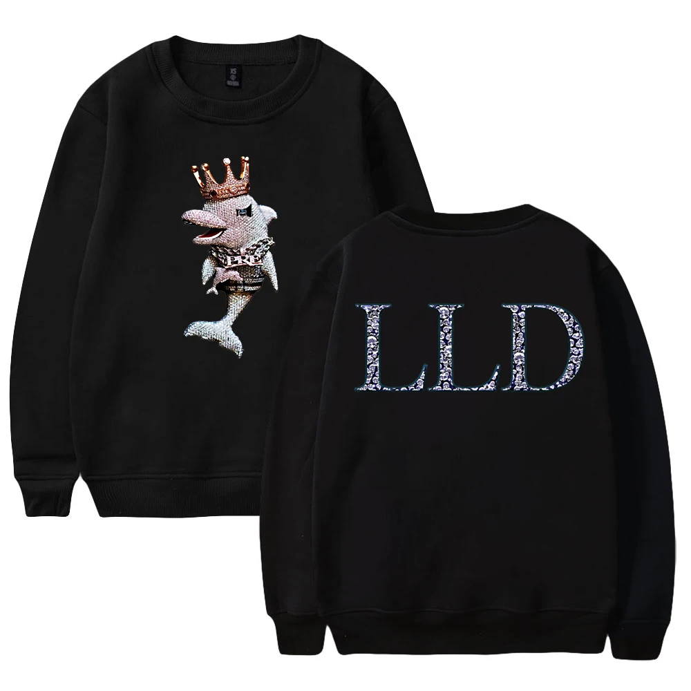 Young Dolph Lld Merch Felpa Hip Hop Rapper Girocollo Manica Lunga Streetwear Uomo Donna Abbigliamento Moda