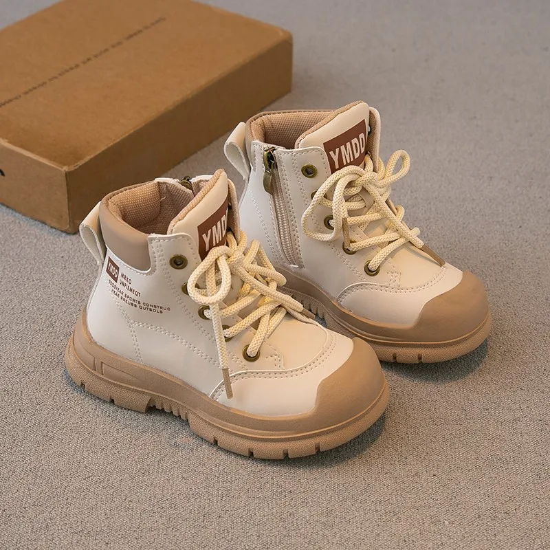 Autunno Inverno New Baby Short Boots Moda Yellow Kids Boots Infant First Walkers Scarpe Casual Per Bambini Unisex Outdoor Boot