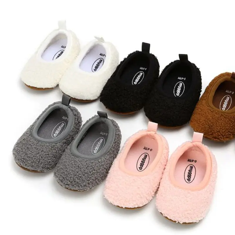 Scarpe Da Bambina Invernali Neonato Caldo Pre Camminatori Stivali Da Bambino Pelliccia Neve Primi Camminatori Camminatori Suola Morbida Scarpe Da Bamb