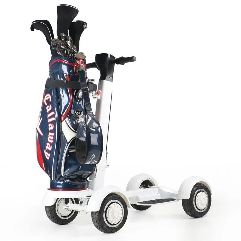 Nuovo Golf Scooter Elettrico Pieghevole Buggy Doppio Motore 2000W 48V Mobilità Scooter Elettrico 4 Ruote Con Sedile E Ombrellone Golf Car