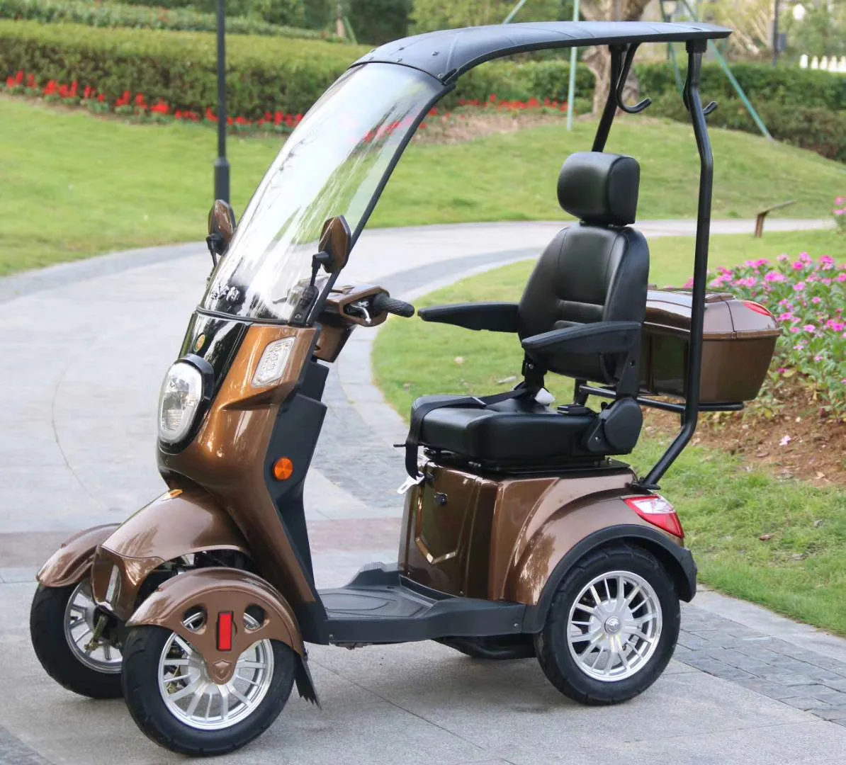 Outdoor 4 Ruote Per Il Tempo Libero Moda Anziani Mobilità Scooter Elettrico Scooter Elettrico
