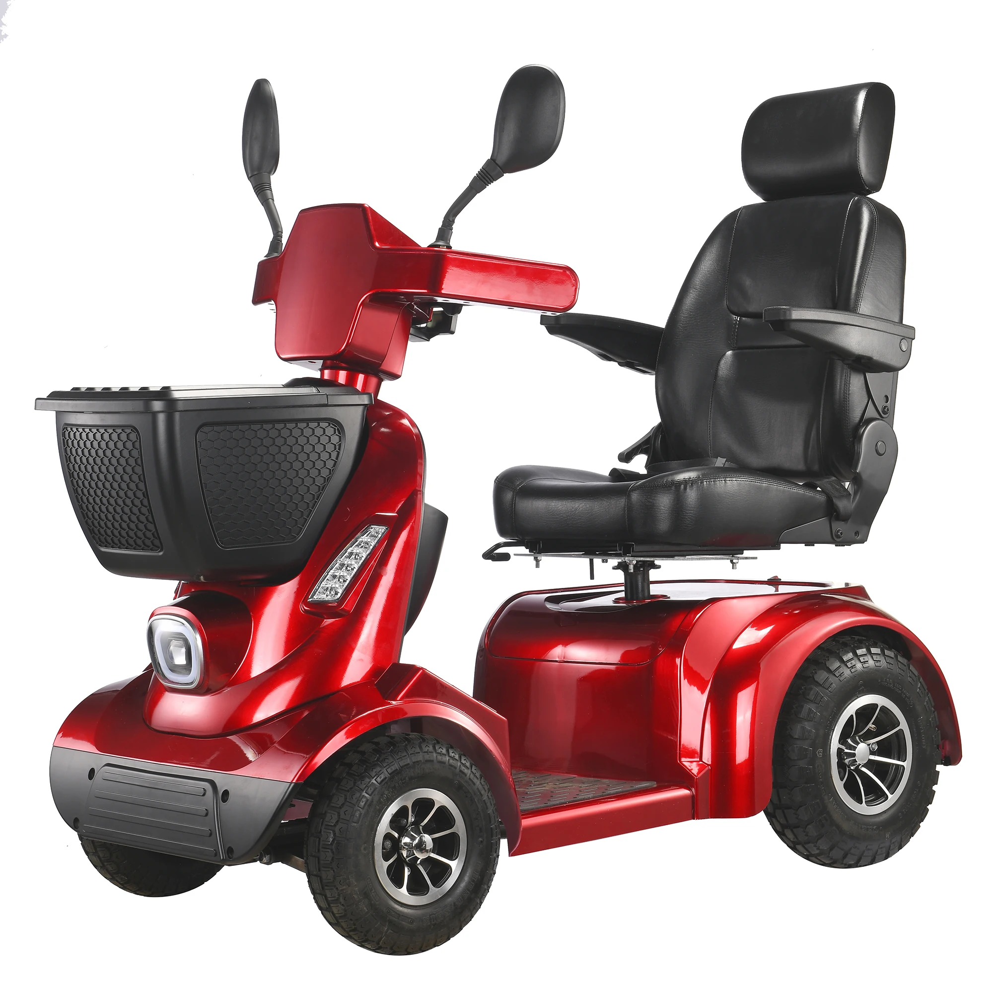 Grande Scooter Elettrico Per Anziani E Disabili Motore 800W 24 V20Ah Velocità Massima 15 Km/H Carico Massimo 200Kg Spedizione Gratuita