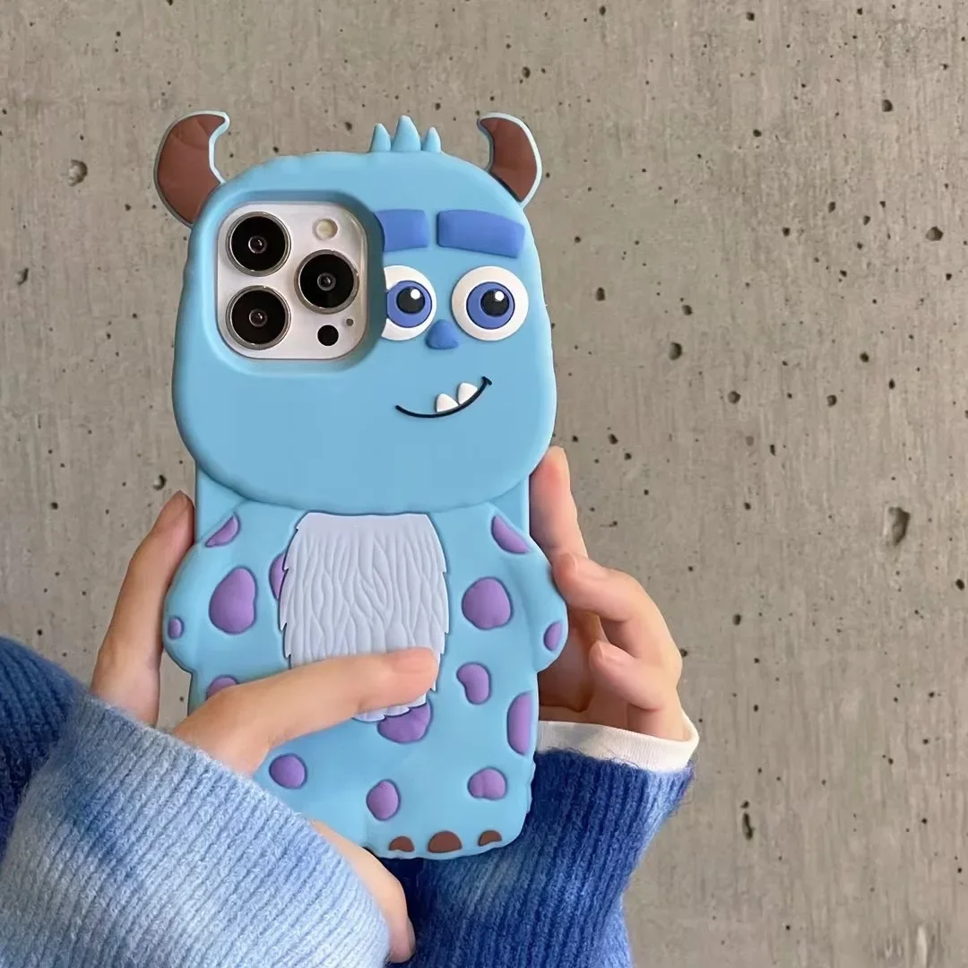 Custodie Per Telefoni Disney Monsters Inc Sulley Per Iphone 15 14 13 12 11 Pro Max Cover Posteriore