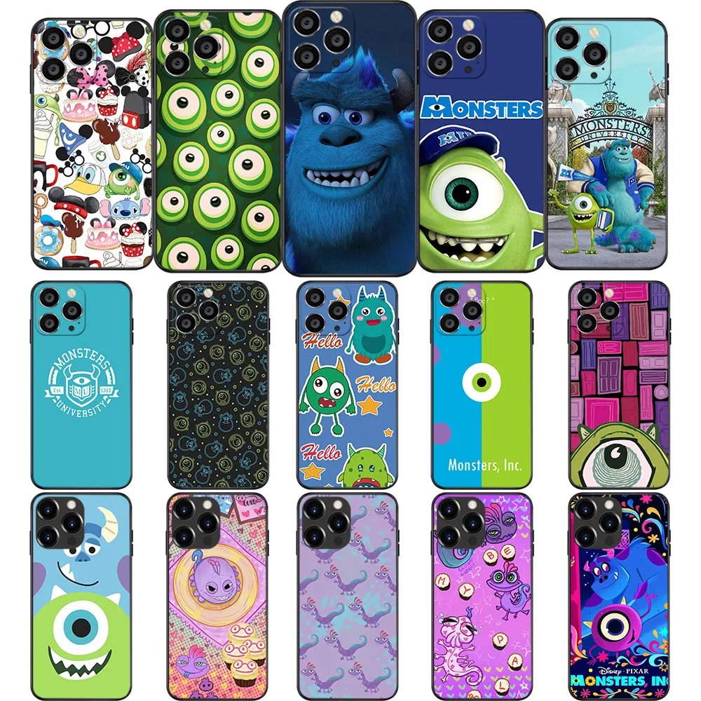 Custodia Morbida Un-28 Monster Inc University Per Moto Edge G22 G71 G100 S 20 Lite Pro G Power G42 30 G52