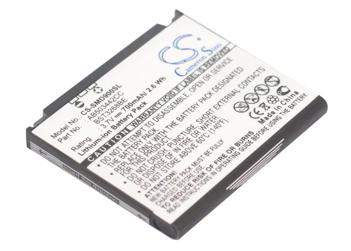Mobile, Batteria Per Smartphone Per Samsung Gh-E788,Sgh-D900,Sgh-D900B,D900I,Sgh-D908,Sgh-E690,Sgh-E780,Sgh-E783,Sgh-E788,Sgh-M359