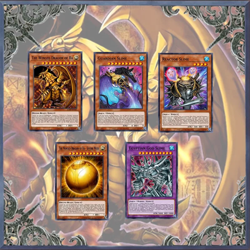 43Pcs Yugioh Cards The Winged Dragon Of Ra Trading Battle Card Deck Carte Fai Da Te Che Giocano