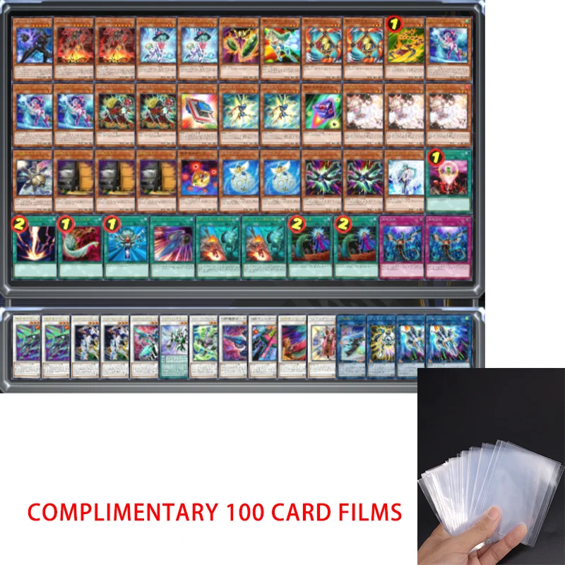 53Pcs Yugioh Cards Speedroidtrading Battle Card Deck Carte Fai Da Te Gioco Di Gioco N Processo Di Produzione