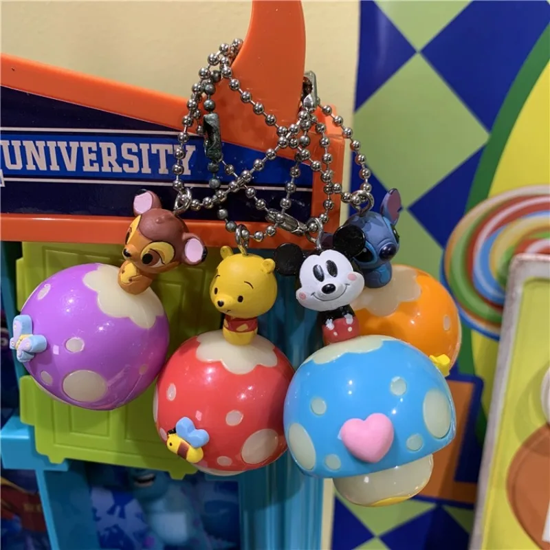 Disney Mickey Minnie Chip Dale Figure Bambi Stitch Winnie Pooh Bag Ornamenti Pendenti Accessori No Function Toy