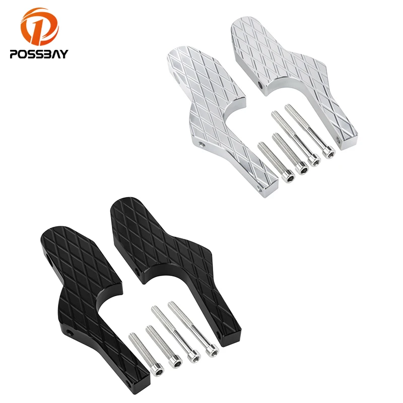 Cnc Alluminio Moto Poggiapiedi Extender Per Vespa Gt 125/Gts 125 Euro 3/Gtv 300 Lungo/Corto 8Mm Srcrew Pedane Accessori Moto