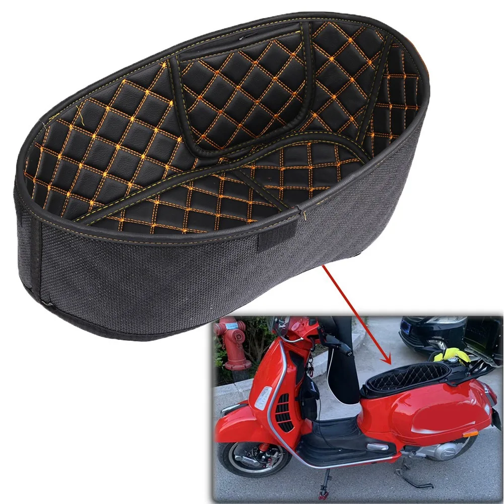 Per Vespa Gts 300 Accessori Moto Posteriore Tronco Cargo Liner Protector Seat Bucket Pad