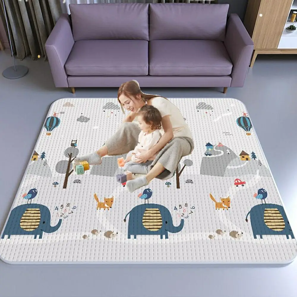 200*180Cm * 0.5Cm Xpe Pieghevole Cartoon Baby Play Mat Puzzle Tappetino Per Bambini Baby Climbing Pad Tappeto Per Bambini Giochi Mat S Giocattoli Per 