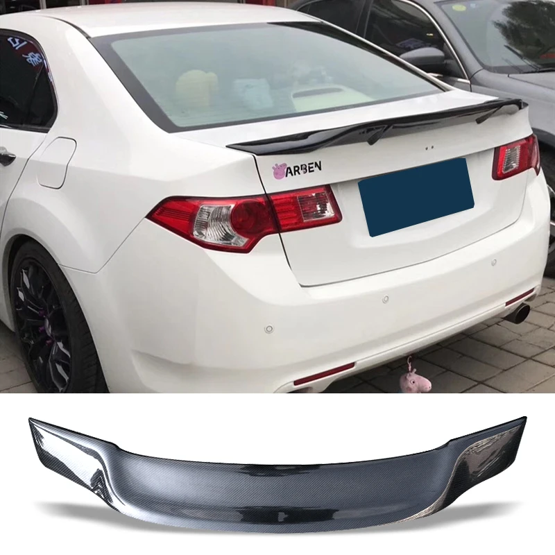 Spoiler Per Baule Auto In Fibra Di Carbonio Auto Baule Posteriore Ala R Stile Refit Accessori Spoiler Per Honda Accord Euro 2009 - 2012