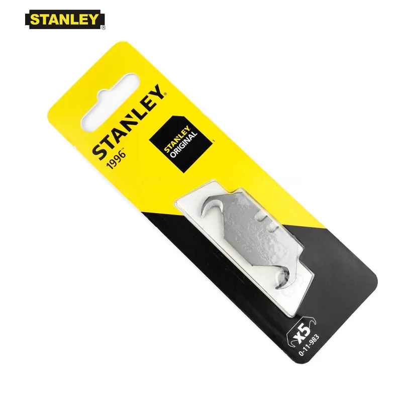 Stanley 11-983 "No. 1996" Banca Gancio Lame Di Rasoio Gancio Utilità Lama Di Coltello Per Scomparsa Coltelli All'Ingrosso Larghezza 19Mm 50 Pz/Lotto