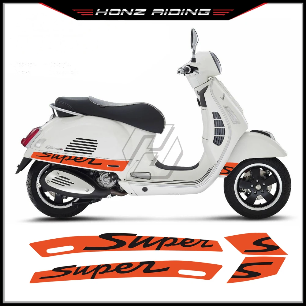 Per Vespa Gts 300 Gts300 Sport Super Sticker Adesivo Laterale Moto
