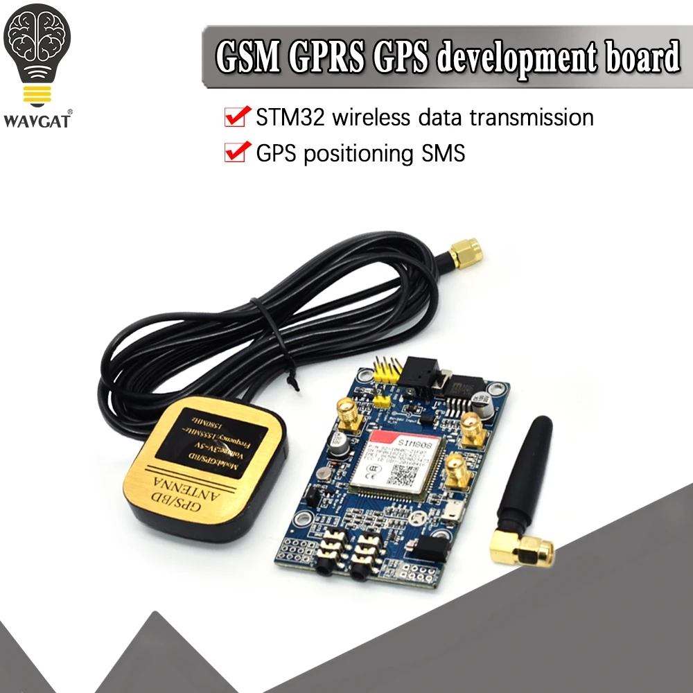 Modulo Sim808 Scheda Di Sviluppo Gps Gsm Gprs Ipx Sma Con Antenna Gps Per Arduino Raspberry Pi Supporto 2G 3G 4G Sim Card