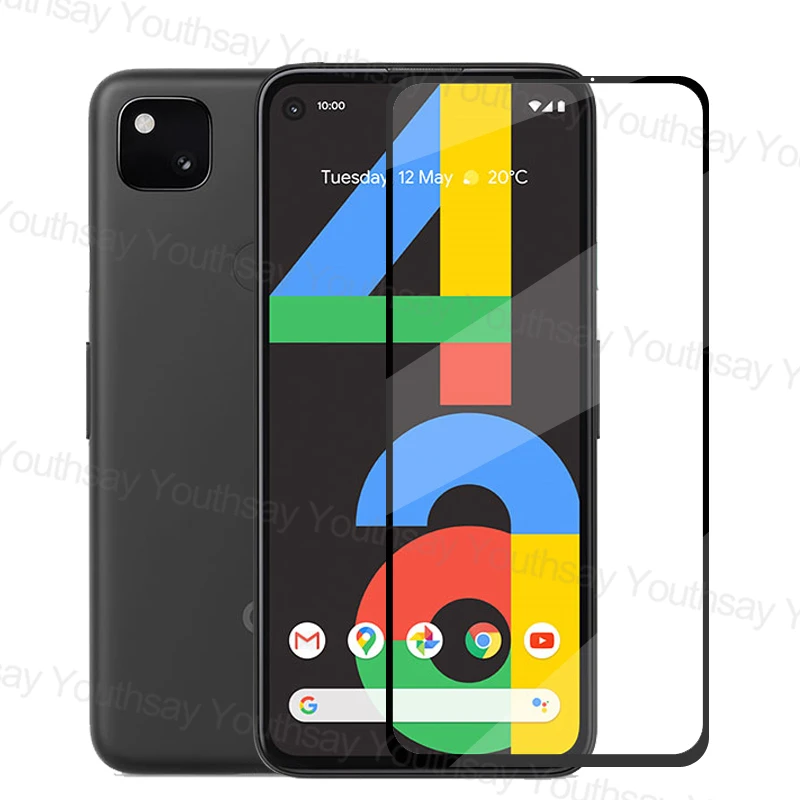 Vetro 4In1 Per Google Pixel 4A 5G Proteggi Schermo Vetro Temperato Per Pixel 4A 5G Pellicola Protettiva Per Telefono Per Google Pixel 4A 9H