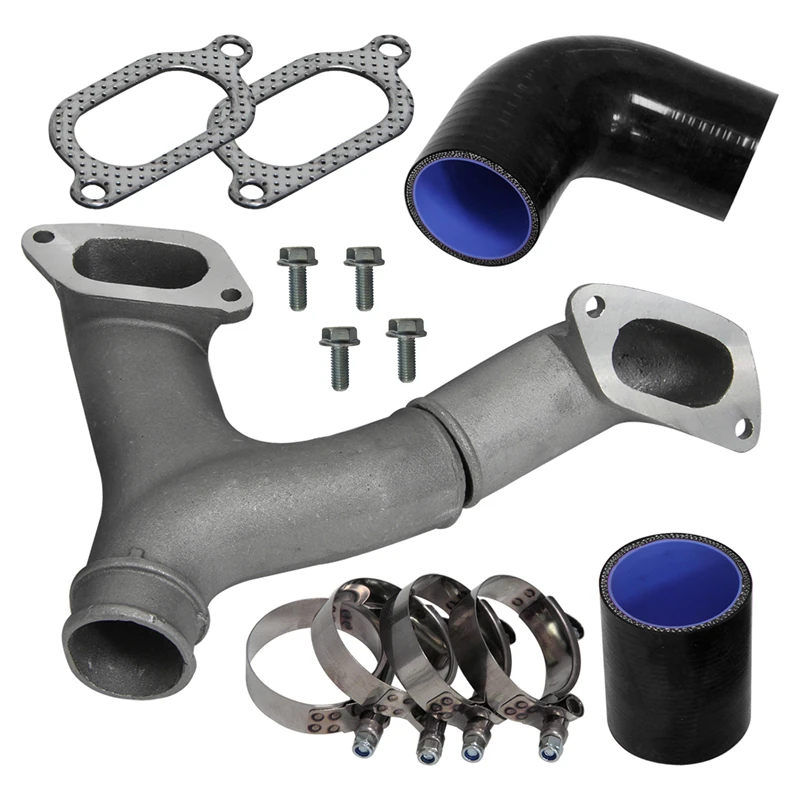 Top In Alluminio Mount Intercooler Y-Pipe Kit Misura Per 02-07 Subaru Impreza Wrx/Sti Gd/Gg Rosso