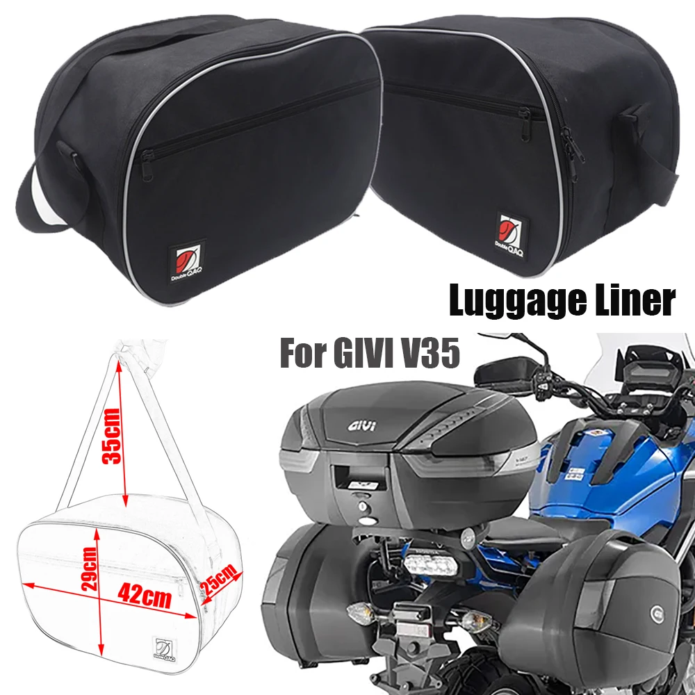 1 Paio Di Bagagli Moto Per Givi V35 Fodera Laterale Borsa Interna