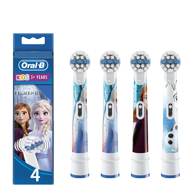 Oral B Kids Replacement Toothbrush Head Frozen Design For Girl Thoroughly Clean Teeth And Gum For Orla B Kids Toothbrush