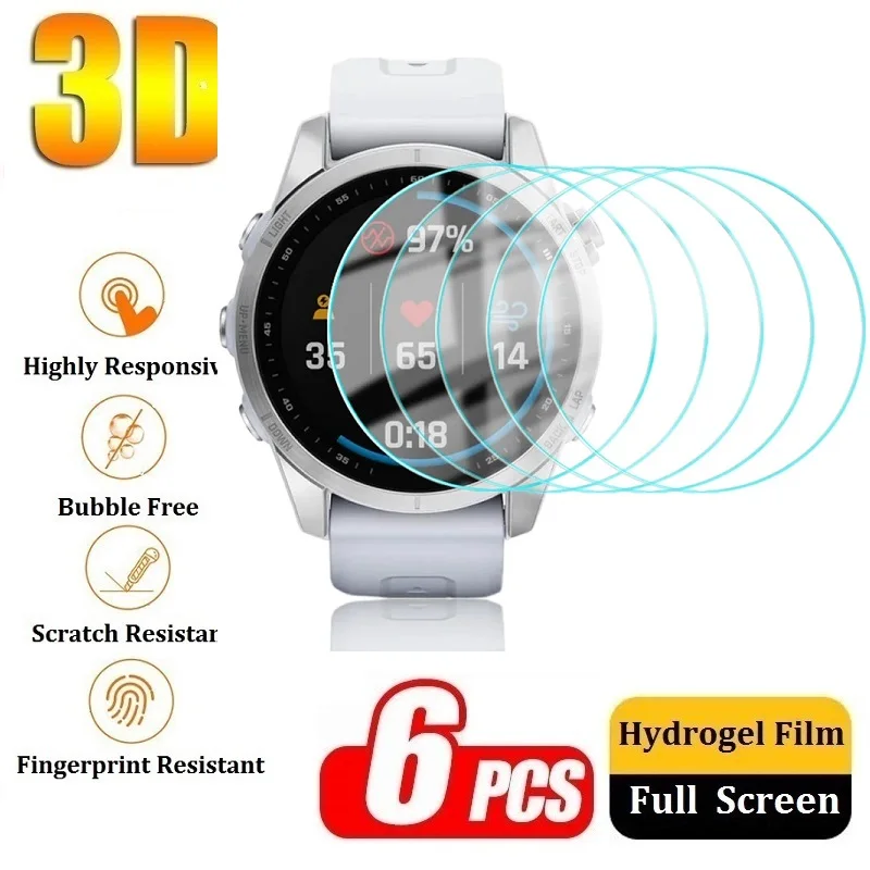 Pellicola Protettiva Per Garmin Fenix 7 7X 7S Pellicola Salvaschermo Per Garmin Fenix 6X 6S 6 Pro 5 5X 5S Plus 7 7S 7X Accessori Per Orologi