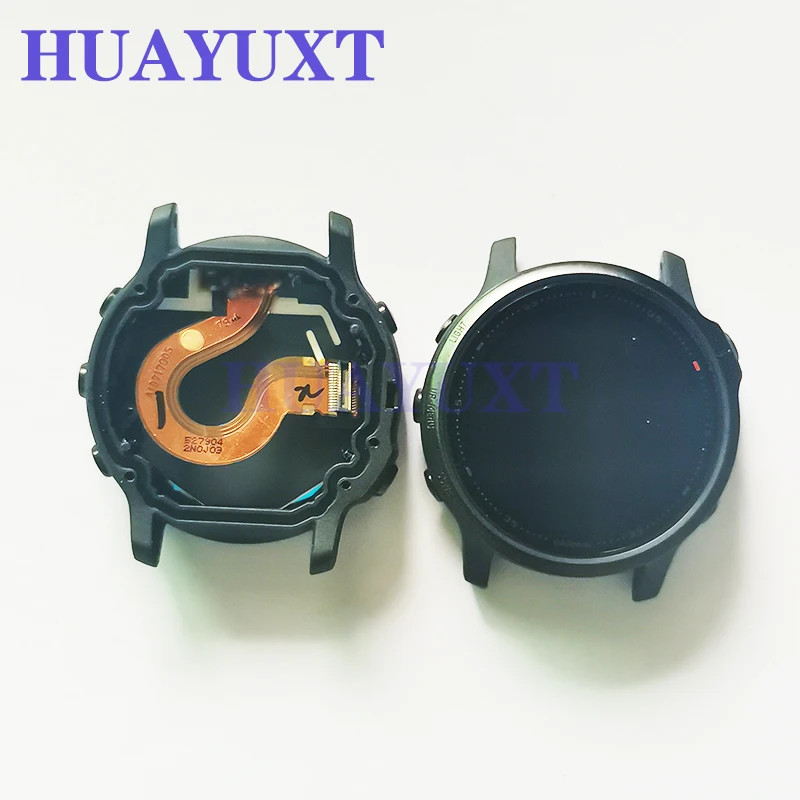 Schermo Lcd Garmin Fenix 6S Pro Originale Con Vetro E Coperchio Anteriore Per Parti Di Ricambio Di Riparazione Garmin Fenix 6S Pro