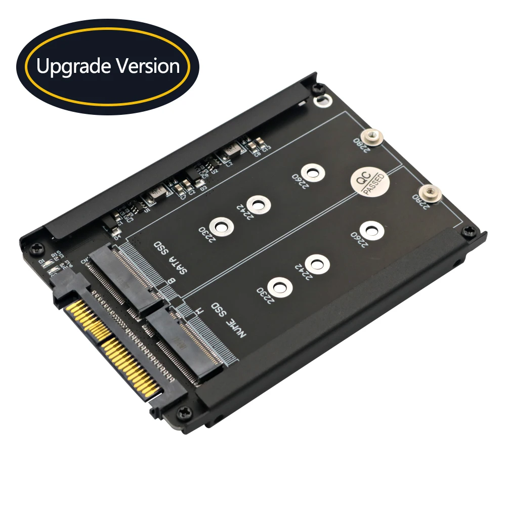 Adattatore M.2 Ssd To U.2 2 In 1 M.2 Nvme Sata-Bus Ngff Ssd A Pci-E U.2 Sff-8639 Pcie M2 Convertitore Adattatore Per Computer Desktop