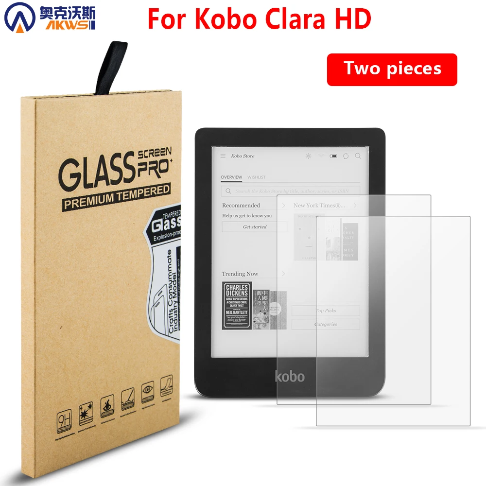 Vetro Temperato Per Kobo Clara Hd 6 Pollici N249 E-Reader Pellicola Protettiva Per Schermo Antigraffio Per Kobo Clara Hd